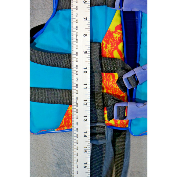 Cypress Gardens Type III Life Vest Child Small 30–50 lbs Retro Neon USA - Picture 8 of 9